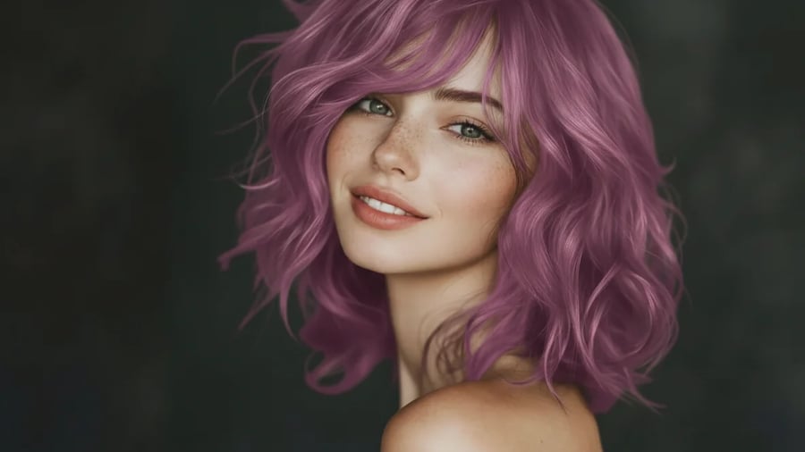AI Hair Color Changer — after